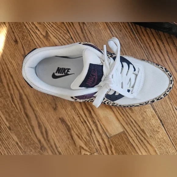 Women's NIKE Leopard Print Sneakers - Picture 4 of 7